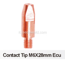 M6*28*1,2 mm Suggerimenti di contatto E-Cu